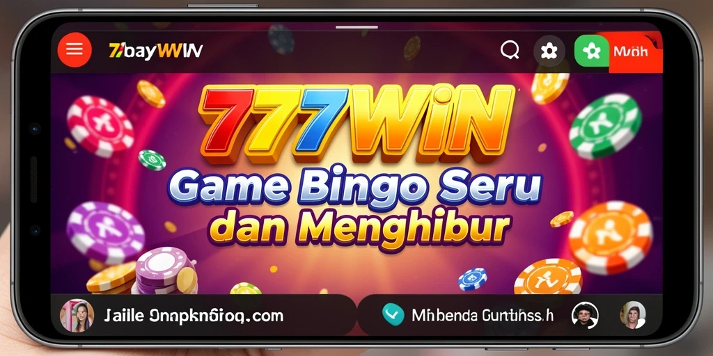Tampilan gameplay Bingo yang seru dan interaktif di 777WIN.