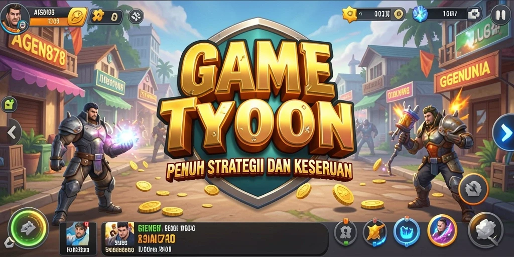 Tampilan gameplay <strong>AGEN878</strong> yang menarik dan penuh tantangan dalam mengelola bisnis.