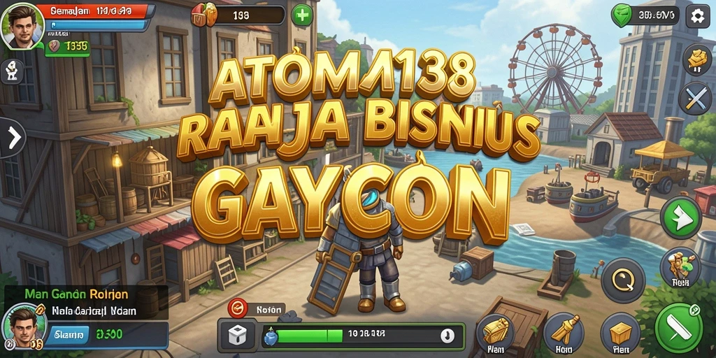 Tampilan gameplay Tycoon yang melibatkan pengelolaan bisnis.