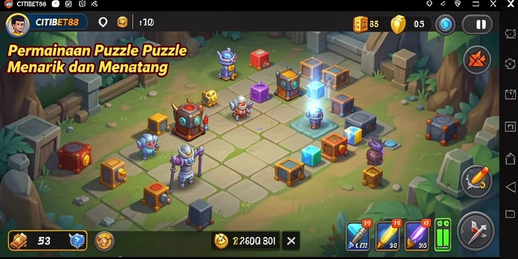 Tampilan gameplay CITIBET88 yang menantang dan seru.