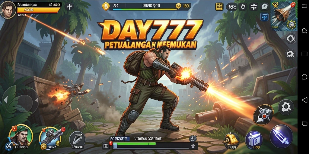 Tampilan gameplay <strong>DAY777</strong> yang penuh aksi dan grafis menawan.