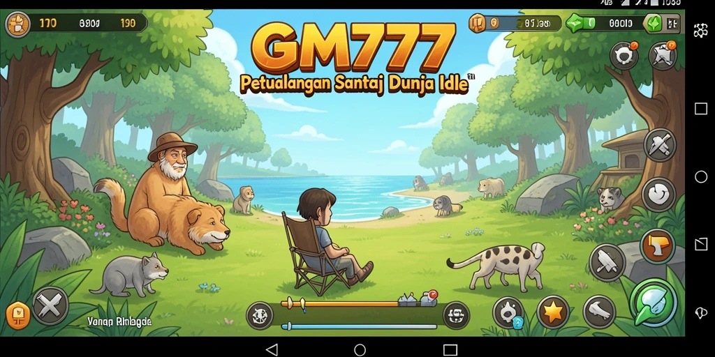 Gameplay menarik GM777 dengan karakter Idle yang beragam.