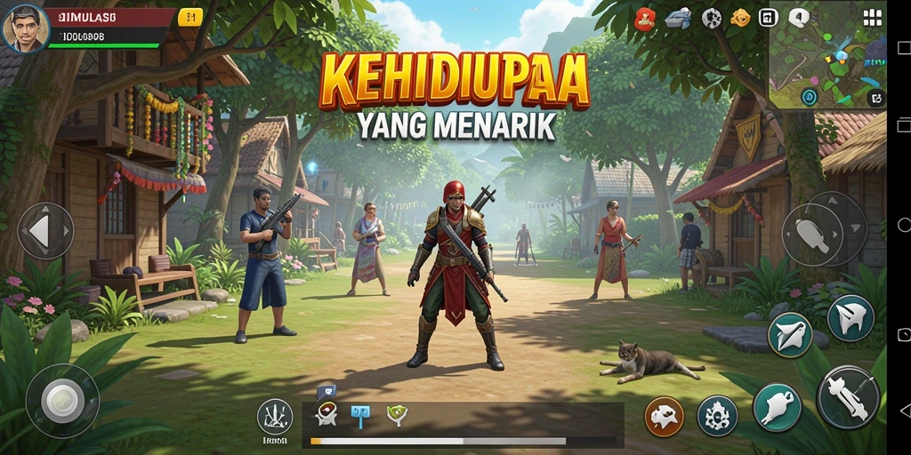 Gameplay simulation menarik di ID098 yang mengajak pemain merasakan kehidupan virtual.