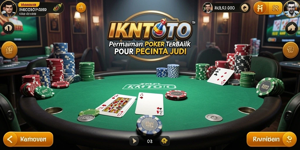 Tampilan gameplay seru di IKNTOTO, nikmati pengalaman poker terbaik.