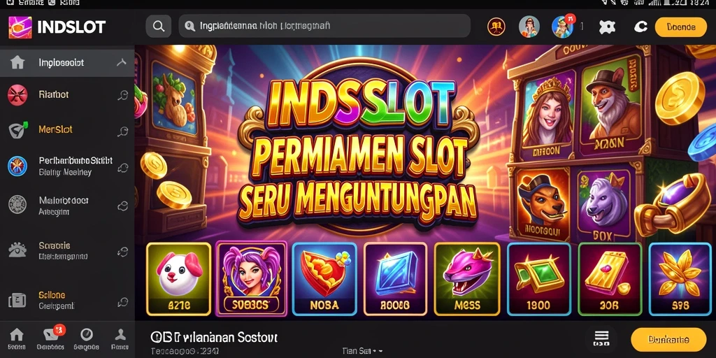 Tampilan menarik dari gameplay Slot INDSLOT.