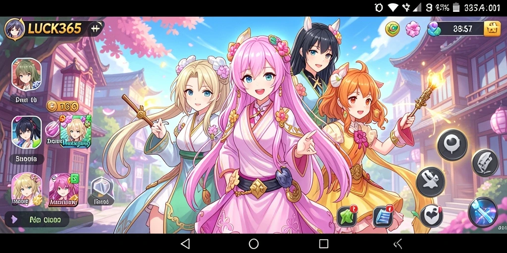 Tampilan gameplay LUCK365 yang seru dan penuh warna.