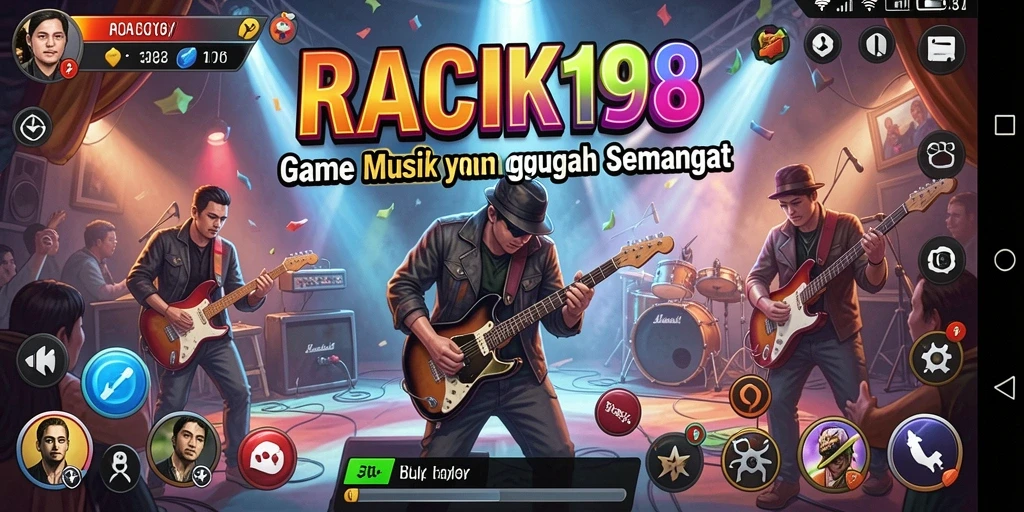 Tampilan gameplay <strong>RACIK198</strong> yang penuh warna dan menarik.